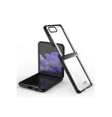 Samsung Galaxy Z Flip 4 Kılıf Fold Element Kapak - Siyah