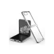 Samsung Galaxy Z Flip 4 Kılıf Fold Element Kapak - Gümüş