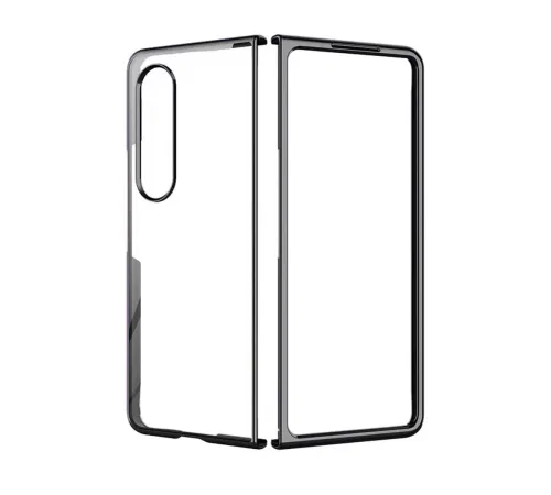 Samsung Galaxy Z Fold 4 Kılıf Fold Element Kapak - Siyah