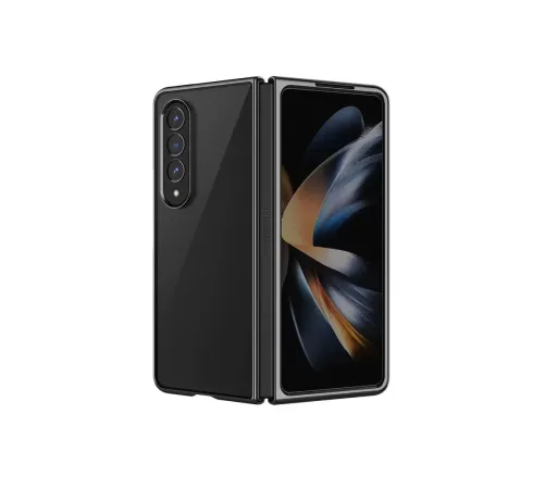 Samsung Galaxy Z Fold 4 Kılıf Fold Element Kapak - Siyah