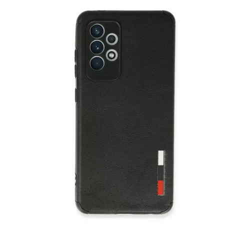 Samsung Galaxy A72 Kılıf Loop Deri Silikon - Siyah