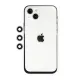 Apple iPhone 14 Shine Kamera Lens - Gümüş