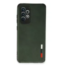 Samsung Galaxy A72 Kılıf Loop Deri Silikon - Yeşil