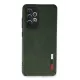 Samsung Galaxy A72 Kılıf Loop Deri Silikon - Yeşil