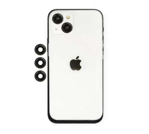 Apple iPhone 14 Shine Kamera Lens - Siyah