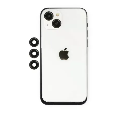 Apple iPhone 14 Shine Kamera Lens - Siyah