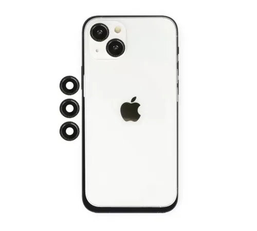 Apple iPhone 14 Shine Kamera Lens - Siyah