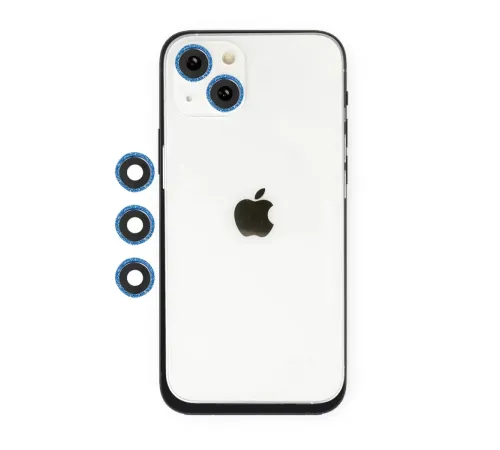 Apple iPhone 14 Shine Kamera Lens - Mavi