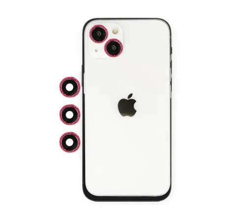 Apple iPhone 14 Shine Kamera Lens - Kırmızı