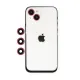 Apple iPhone 14 Shine Kamera Lens - Kırmızı