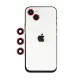 Apple iPhone 14 Shine Kamera Lens - Kırmızı
