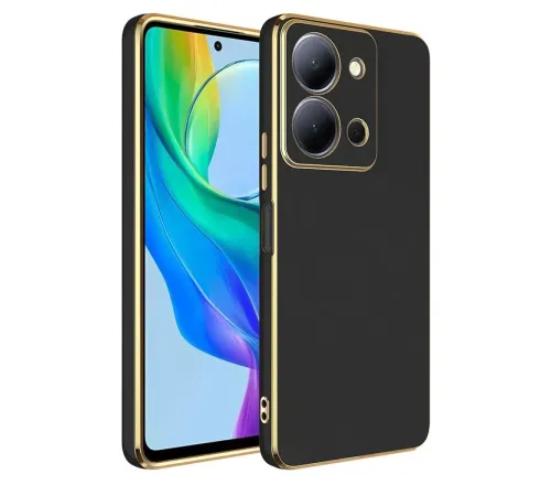 Vivo Y36 Kılıf Volet Silikon - Siyah
