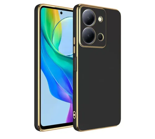 Vivo Y36 Kılıf Volet Silikon - Siyah