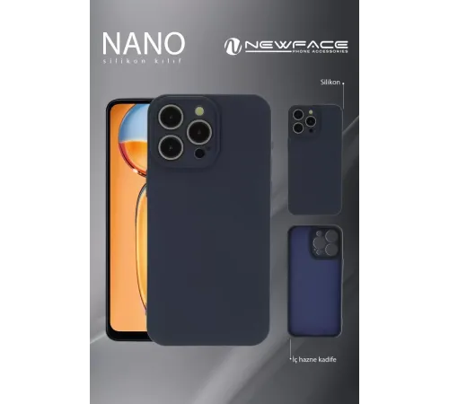 Vivo Y36 Kılıf Nano içi Kadife Silikon - Siyah