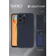 Vivo Y36 Kılıf Nano içi Kadife Silikon - Siyah