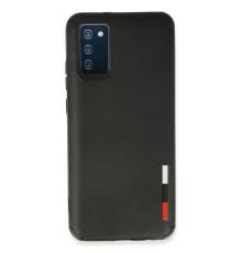 Samsung Galaxy A02S Kılıf Loop Deri Silikon - Siyah