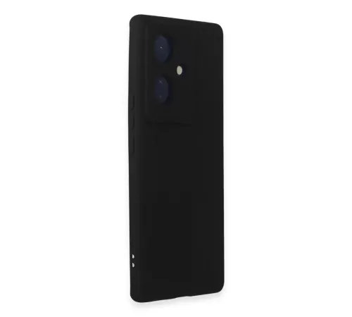 Vivo V29 Lite Kılıf Nano içi Kadife Silikon - Siyah