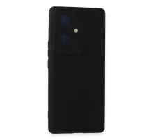 Vivo V29 Lite Kılıf Nano içi Kadife Silikon - Siyah
