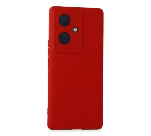 Vivo V29 Lite Kılıf Nano içi Kadife Silikon - Kırmızı