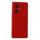Vivo V29 Lite Kılıf Nano içi Kadife Silikon - Kırmızı