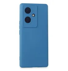 Vivo V29 Lite Kılıf Nano içi Kadife Silikon - Mavi