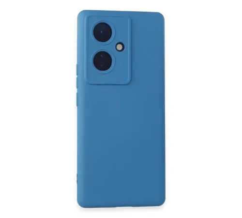 Vivo V29 Lite Kılıf Nano içi Kadife Silikon - Mavi