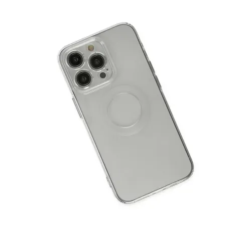 Apple iPhone 14 Pro Kılıf Santa Lens Silikon - Şeffaf