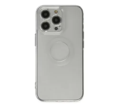 Apple iPhone 14 Pro Kılıf Santa Lens Silikon - Şeffaf