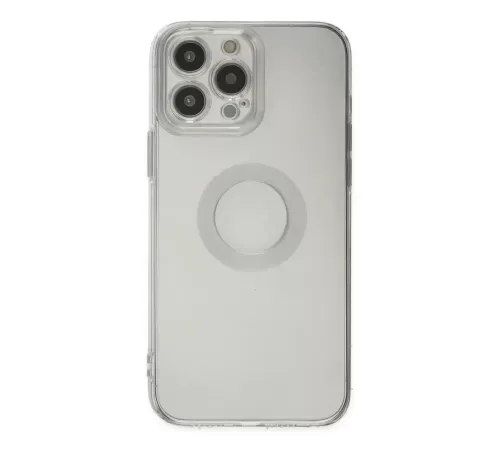 Apple iPhone 14 Pro Max Kılıf Santa Lens Silikon - Şeffaf