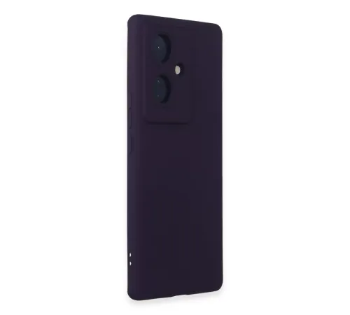 Vivo V29 Lite Kılıf Nano içi Kadife Silikon - Mor