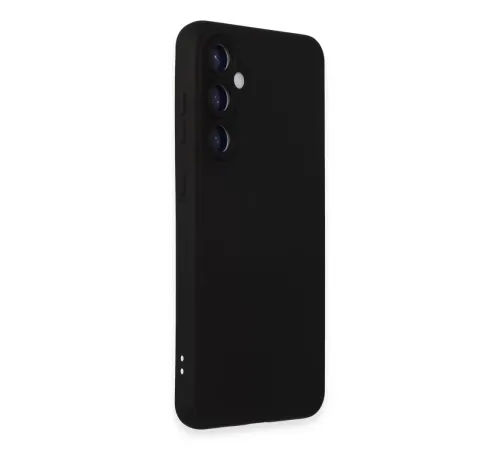 Samsung Galaxy S24 Kılıf Nano içi Kadife Silikon - Siyah