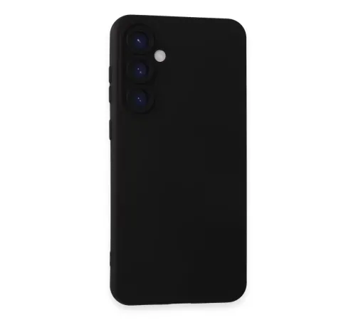 Samsung Galaxy S24 Kılıf Nano içi Kadife Silikon - Siyah