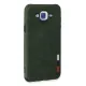 Samsung Galaxy J7 Kılıf Loop Deri Silikon - Yeşil