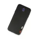 Samsung Galaxy J7 Pro / J730 Kılıf Loop Deri Silikon - Siyah