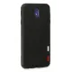 Samsung Galaxy J7 Pro / J730 Kılıf Loop Deri Silikon - Siyah