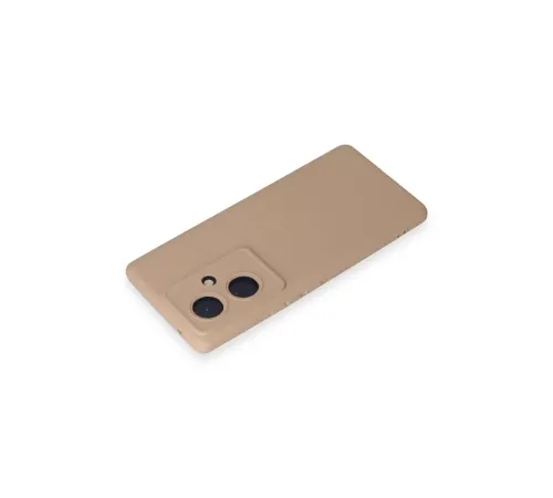 Vivo V29 Lite Kılıf Nano içi Kadife Silikon - Pudra