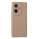 Vivo V29 Lite Kılıf Nano içi Kadife Silikon - Pudra