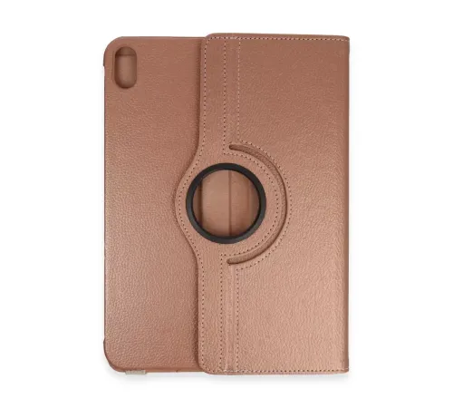 Apple iPad 2022 10.9 (10.nesil) Kılıf 360 Tablet Deri Kılıf - Rose Gold