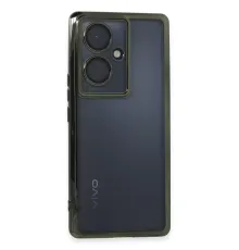 Vivo V29 Lite Kılıf Lensli Silikon - Yeşil