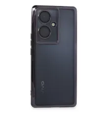 Vivo V29 Lite Kılıf Lensli Silikon - Mor