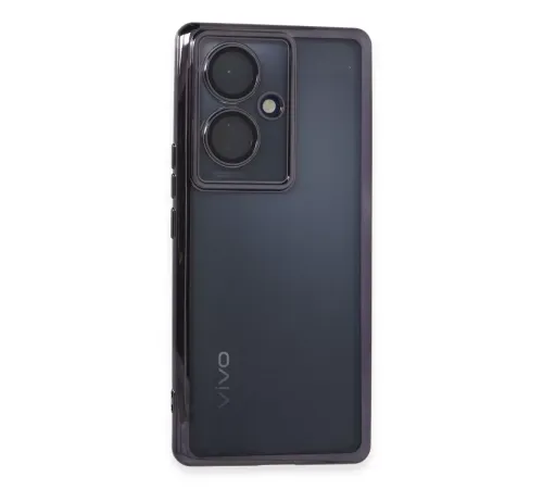 Vivo V29 Lite Kılıf Lensli Silikon - Mor
