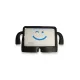 Apple iPad 2022 10.9 (10.nesil) Kılıf Karakter Tablet Silikon - Siyah
