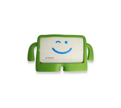 Apple iPad 2022 10.9 (10.nesil) Kılıf Karakter Tablet Silikon - Yeşil