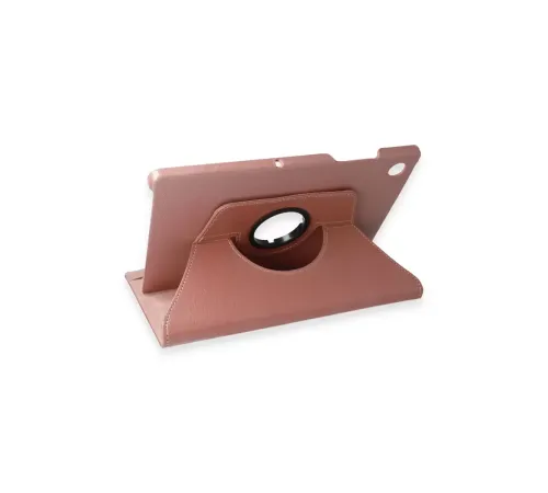 Samsung Galaxy X200 Tab A8 10.5 Kılıf 360 Tablet Deri Kılıf - Rose Gold