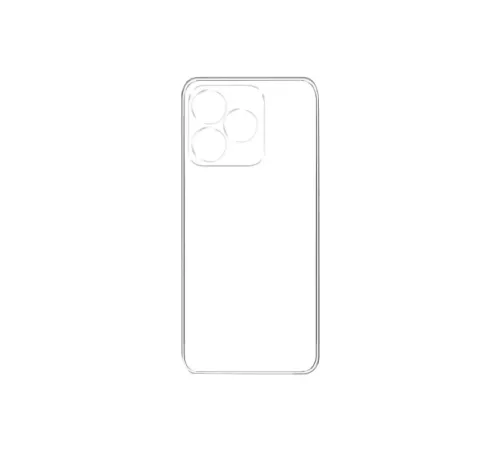 Realme C53 Kılıf Lüx Şeffaf Silikon