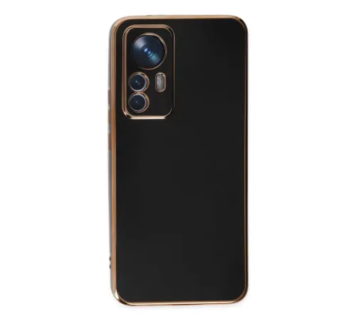 Xiaomi Mi 12T Pro Kılıf Volet Silikon - Siyah