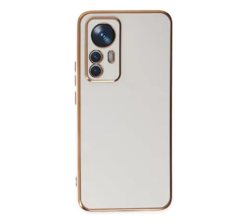 Xiaomi Mi 12T Pro Kılıf Volet Silikon - Beyaz