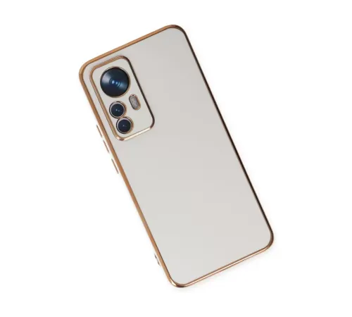 Xiaomi Mi 12T Pro Kılıf Volet Silikon - Beyaz