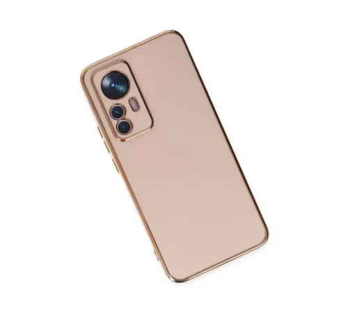 Xiaomi Mi 12T Pro Kılıf Volet Silikon - Pembe