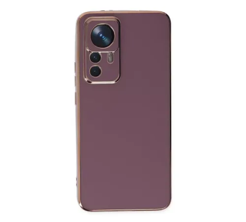Xiaomi Mi 12T Pro Kılıf Volet Silikon - Mor